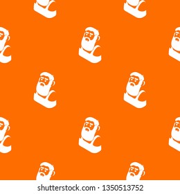 Blacksmith pattern vector orange for any web design best