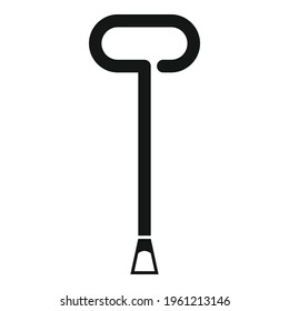 Blacksmith steel tool icon. Simple illustration of Blacksmith steel tool vector icon for web design isolated on white background