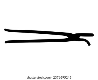 Blacksmith tool silhouette vector art