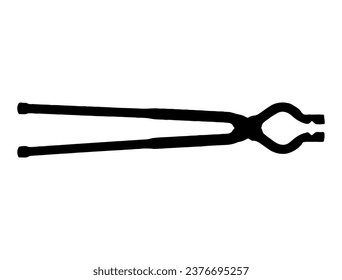 Blacksmith tool silhouette vector art