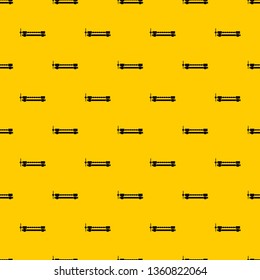 Blacksmiths clamp pattern seamless vector repeat geometric yellow for any design