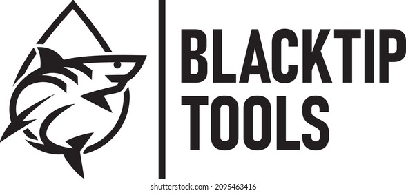 Logo de Blacktip Tools para una empresa.