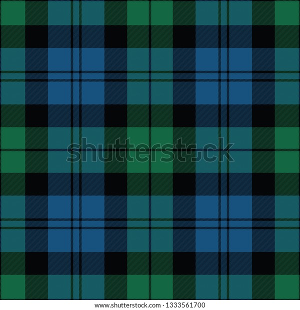 Blackwatchs Ancient Tartan Element Seamless Construction Stock Vector