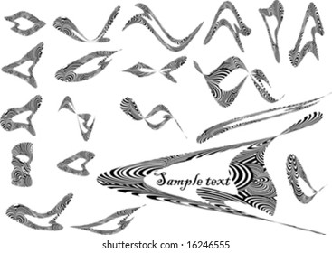 black-white abstract background