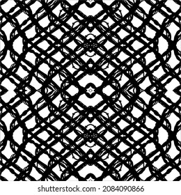 Black-White Abstract Motifs Pattern. Decoration  for Interior, Exterior, Carpet, Textile, Garment, Cloth, Silk, Tile, Plastic, Paper, Wrapping, Wallpaper, Pillow, Sofa, Henna, Background, Ect