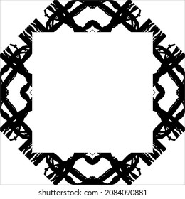 Patrón De Motivos Resumen Blanco-Negro. Decoración de interiores, exteriores, alfombras, textiles, prendas de vestir, tela, seda, mosaico, plástico, papel, envuelto, tapicería, almohada, sofás, henna, fondo, etc.