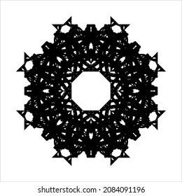 Patrón De Motivos Resumen Blanco-Negro. Decoración de interiores, exteriores, alfombras, textiles, prendas de vestir, tela, seda, mosaico, plástico, papel, envuelto, tapicería, almohada, sofás, henna, fondo, etc.