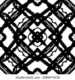 
Patrón De Motivos Resumen Blanco-Negro. Decoración de interiores, exteriores, alfombras, textiles, prendas de vestir, tela, seda, mosaico, plástico, papel, envuelto, tapicería, almohada, sofás, henna, fondo, etc.