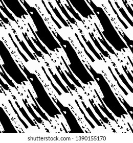 Black-white abstract pattern qualitative illustration for your design