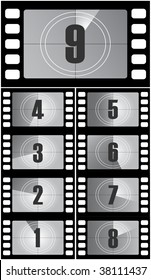 Black-white filmstrip