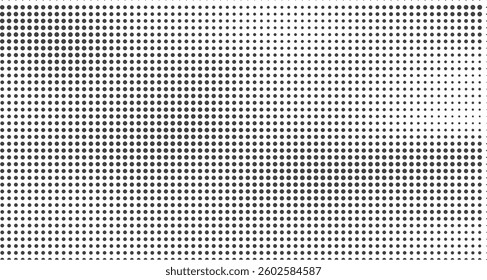 Black-white gradient halftone dots background. Pop art in vector illustration for your creative design 