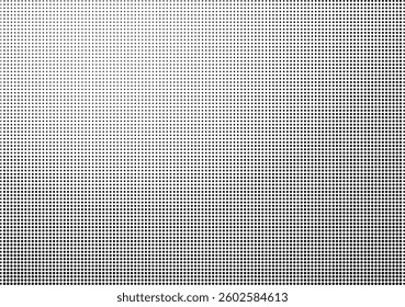 Black-white gradient halftone dots background. Pop art in vector illustration for your creative design 