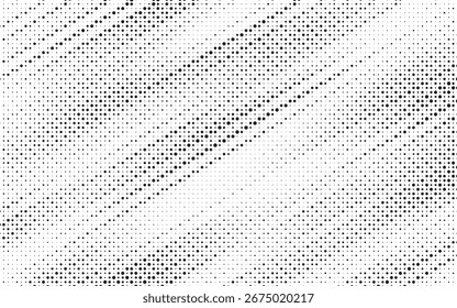 Black-white gradient halftone dots background. Pop art in vector illustration for your creative design