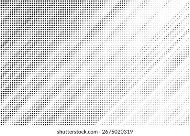 Black-white gradient halftone dots background. Pop art in vector illustration for your creative design