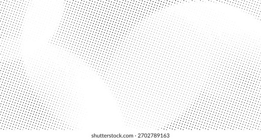 Fundo de pontos de meio-tom de gradiente preto-branco. Pop art em ilustração vetorial para seu design criativo