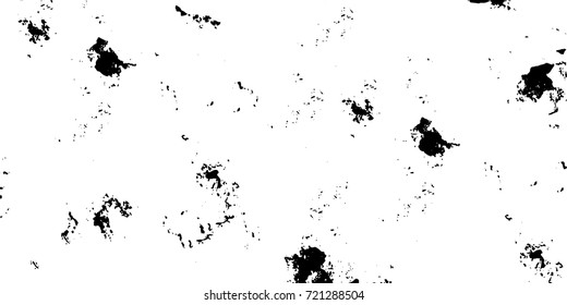 Black-white grunge vector background. Texture monochrome widescreen from stains and cracks. Abstract elements for design and printing