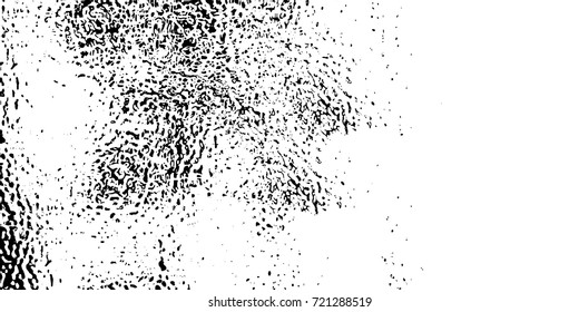 Black-white grunge vector background. Texture monochrome widescreen from stains and cracks. Abstract elements for design and printing