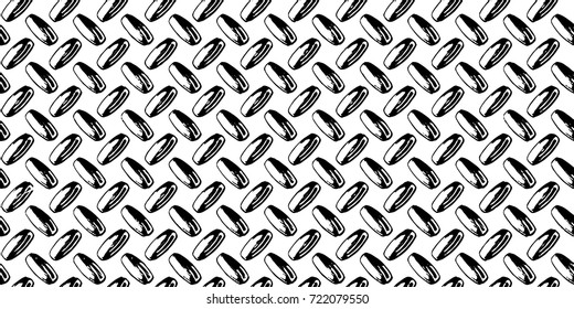 Black-white grunge vector background. Texture monochrome widescreen from stains and cracks. Abstract elements for design and printing