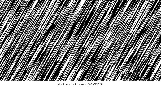Black-white grunge vector background. Texture monochrome widescreen from stains and cracks. Abstract elements for design and printing