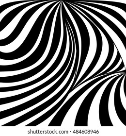Black-white Pattern. Striped background. Repeating black-white wallpaper