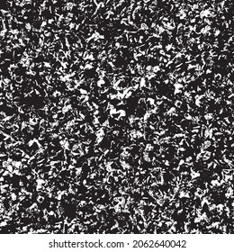 Patrón inoxidable de color blanco-negro con textura similar a yeso bruto, asfalto, granito, mármol. Resumen del fondo vectorial en el estilo grunge. Apropiado para papel de pared, papel de envoltura, tela, revestimiento del suelo