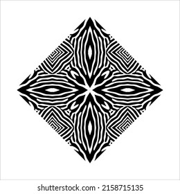 Black-White Stripes Lines Motifs Pattern Inspired by Zebra. Decoration for Interior, Exterior, Carpet, Textile, Garment, Cloth, Silk, Tile, Plastic, Paper, Wrapping, Wallpaper, Pillow, Background, Ect