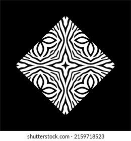 Black-White Stripes Lines Motifs Pattern Inspired by Zebra. Decoration for Interior, Exterior, Carpet, Textile, Garment, Cloth, Silk, Tile, Plastic, Paper, Wrapping, Wallpaper, Pillow, Background, Ect