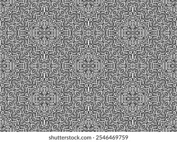 Black-White Stripes Lines Motifs Pattern Inspired by Zebra. Decoration for Interior, Exterior, Carpet, Textile, Garment, Cloth, Silk, Tile, Plastic, Paper, Wrapping, Wallpaper, Pillow, Background, Etc
