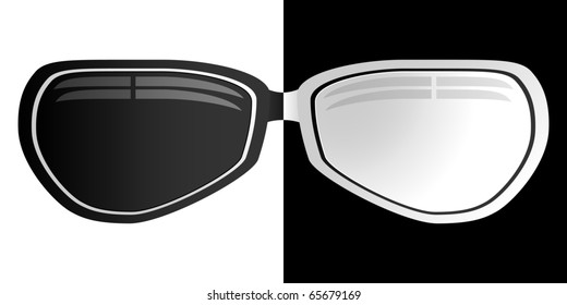 Black-white world