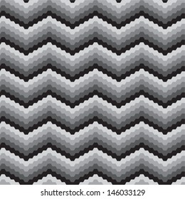 Black&white zigzags