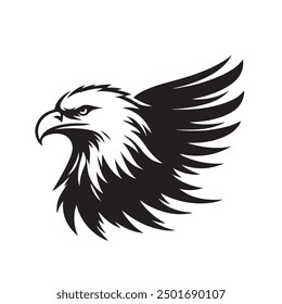 Blad Eagle silhouette vector image