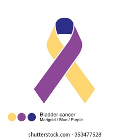 Bladder Cancer Ribbon Vector