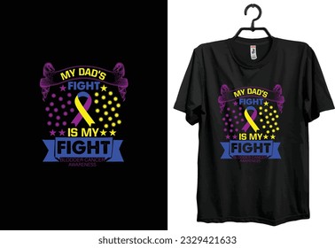 Bladder cancer t-shirt design. Typography t-shirt design. Custom t-shirt design. World cancer t-shirt design.