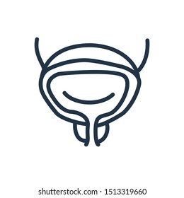 Bladder icon. Isolated urinary and bladder icon line style. Premium quality vector symbol drawing concept for your logo web mobile app UI design