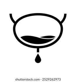 Ícone de bexiga. sinal para conceito móvel e web design.
