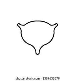 bladder icon. Vector illustration. Organ icon vector