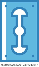 Blade Blue Icon, Vector Icon