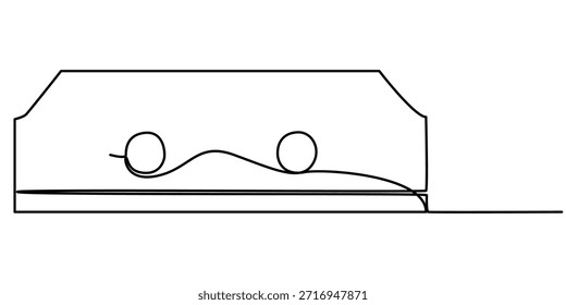 Dibujo continuo de una línea de hoja, de estilo minimalista para barbería y diseño de aseo, en ilustración de contorno. 