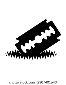 icono de corte de hoja, mejor icono plano del vector.