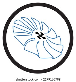 Blade fan or propeller icon