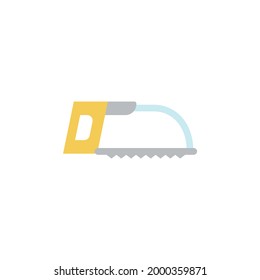 Blade hacksaw tool icon in color icon, isolated on white background 