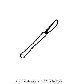 blade icon. Element of plastic surgery icon for mobile concept and web apps. Thin line blade icon can be used for web and mobile