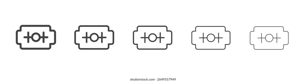 Icono de la hoja plana simple logotipo de contorno