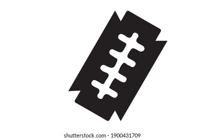 Blade-Symbol oder Logo einzeln auf Zeichen Vektorgrafik - hochwertige Vektorsymbole im schwarzen Stil.