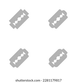 blade icon on a white background, vector illustration