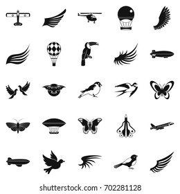 Blade icons set. Simple set of 25 blade vector icons for web isolated on white background