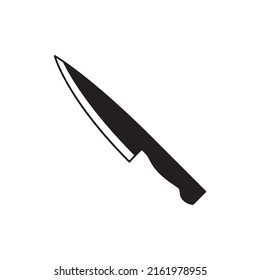 Blade, knife icon in black flat glyph, filled style isolated on white background