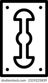 Blade Line Icon, Vector Icon