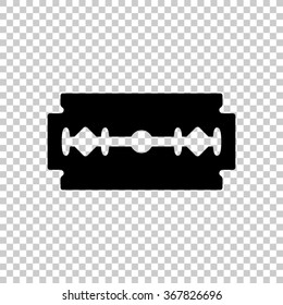 Blade razor -  black vector icon