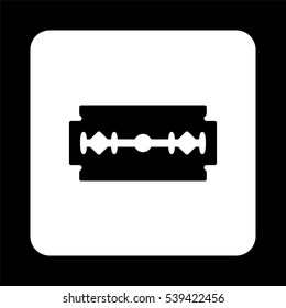 Blade razor  - black vector icon